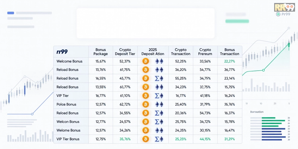 Bảng giá chi tiết các gói dịch vụ crypto casino rr99 cập nhật mới nhất năm 2025.