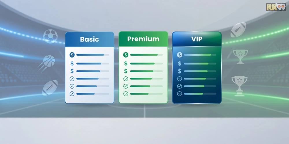 Bảng giá chi tiết các gói tin thể thao mới nhất rr99 năm 2025 tại Việt Nam