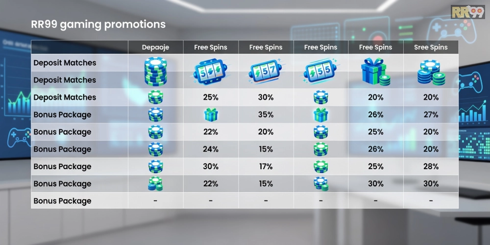 Bảng giá chi tiết các gói khuyến mãi game rr99 cập nhật năm 2025